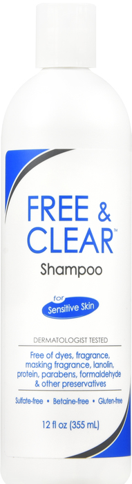 Free & Clear Sensitive Skin Shampoo 12oz