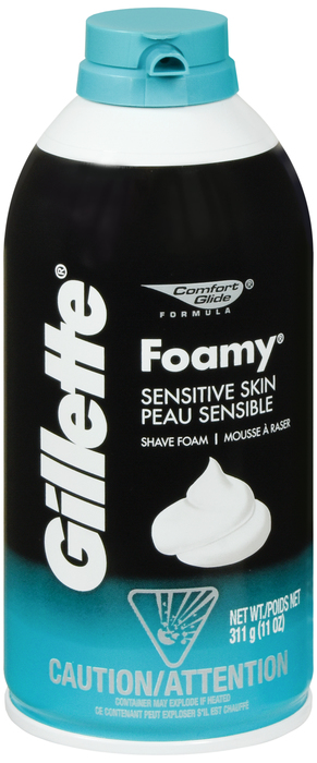 Gillette Sensitive Skin Foamy Shave Cream 11oz