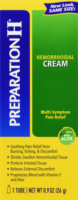 Preparation H Multi-Symptom Relief Hemorrhoidal Cream with Aloe 0.9oz