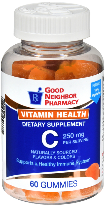 Good Neighbor Pharmacy Vitamin C 250mg Orange Gummies 60ct