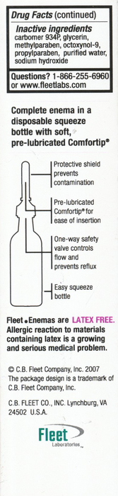 Fleet Stimulated Laxative Bisacodyl Enema 1.25oz