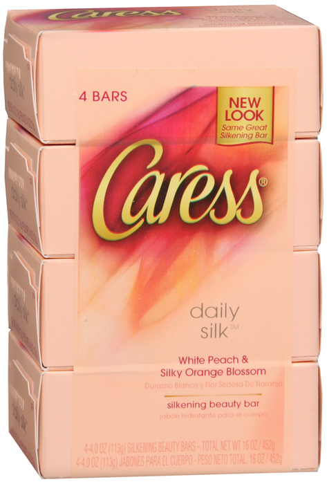 CARESS BATH BAR DAILY SILK 4X4.75OZ