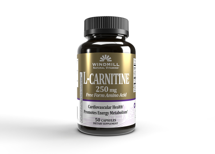 L-CARNITINE 250MG CAPSULE 50CT WINDML