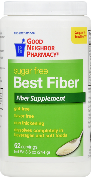 Good Neighbor Pharmacy Best Fiber Sugar Free Fiber Supplement 62 Servings 8.6oz