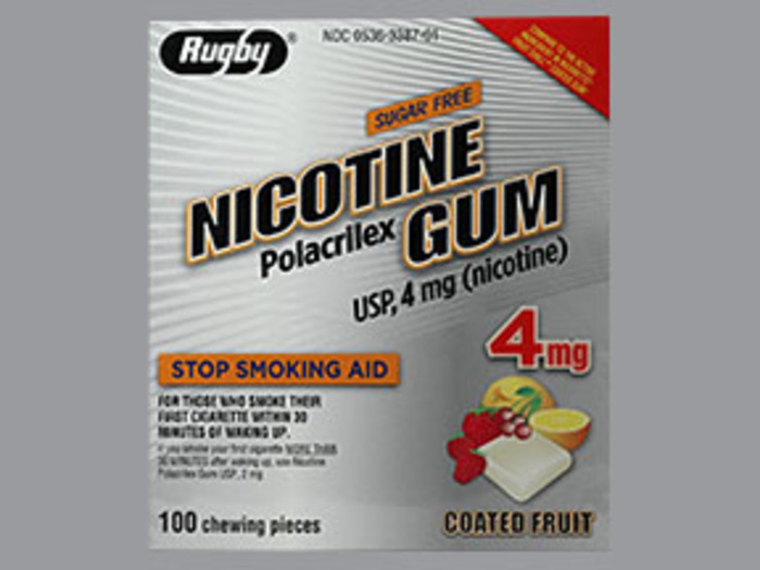 NICOTINE GUM 4MG CF 100CT WATSON