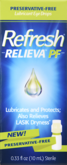 Refresh Relieva PF Lube Eye Drops 10mL