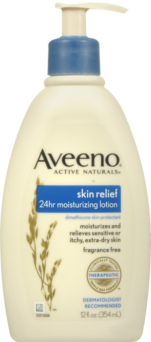 AVEENO LOTION SKIN RELIEF FRAGRANCE FREE MOISTURIZING 12OZ