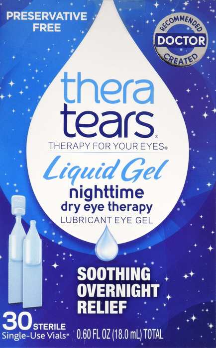 TheraTears Nighttime Dry Eye Therapy Lubricant Eye Gel 30ct