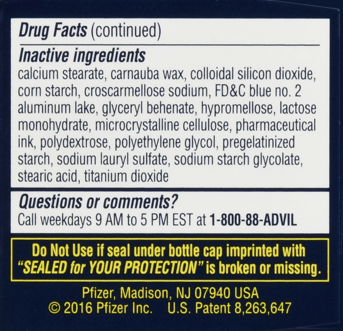 Advil PM Ibuprofen Pain Reliever/Nighttime Sleep-Aid Caplets 40ct