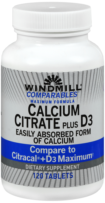 CALCIUM CITRATE+D TABLET 120CT WINDML