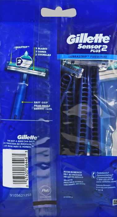 Gill Sensor2 Pls Men Disposable Razor 10ct