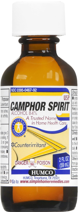 CAMPHOR SPIRITS USP 2OZ HUMCO