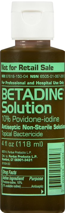 BETADINE SOLUTION 10% 4OZ INST