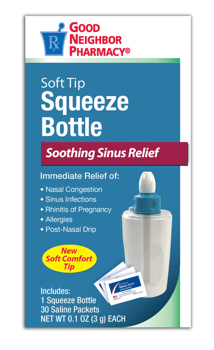 Good Neighbor Pharmacy Nasal Wash Squeeze Kit with Saline Packs