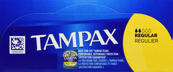 Tampax Flushable Regular Unscented Tampons 20ct