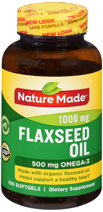 Nature Made FLAXSEED OIL 1000MG GCP 100ct