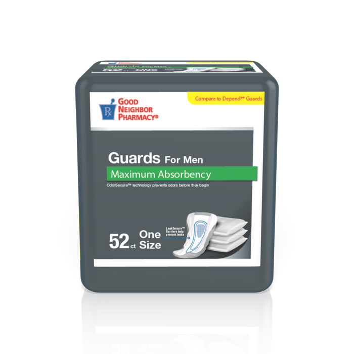 Good Neighbor Pharmacy Guards for Men Maximum Absorbency 2x52ct