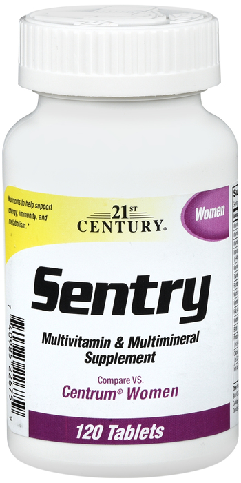 21st Century Sentry Women Multivitamins with Minerals Tablets 120ct