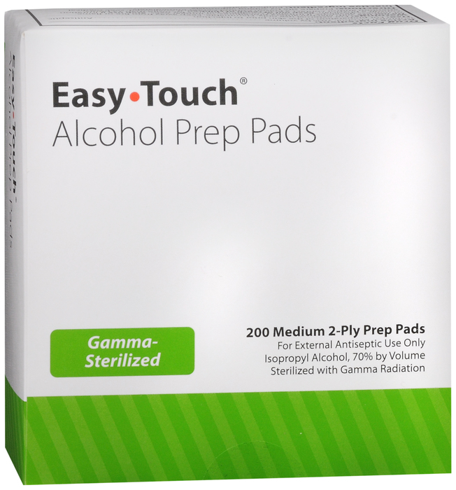 EASY TOUCH ALCOHOL PREP PAD 200CT