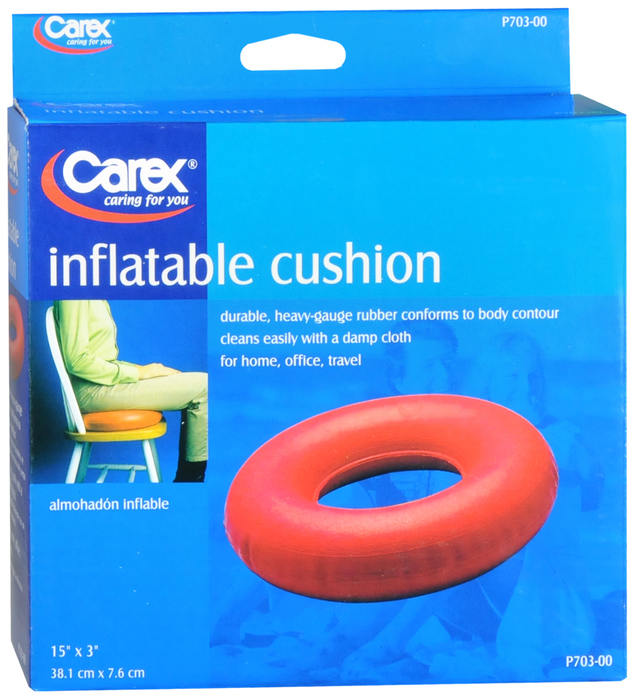 Carex Rubber Inflatable Ring Cushion 1ct