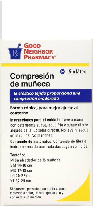 Good Neighbor Pharmacy Wrist Compression Beige Small 1ct