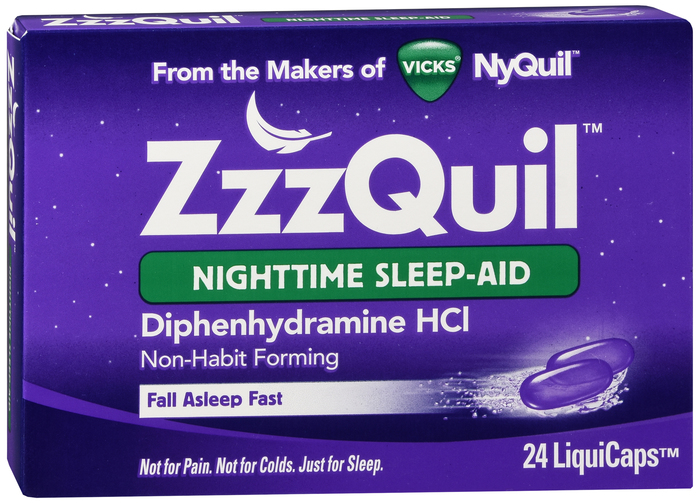 ZZZQuil Nighttime Sleep-Aid LiquiCaps 24ct