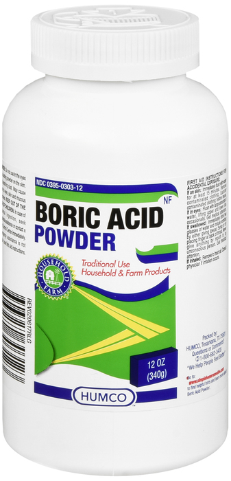 BORIC ACID NF POWDER 12OZ HUMCO