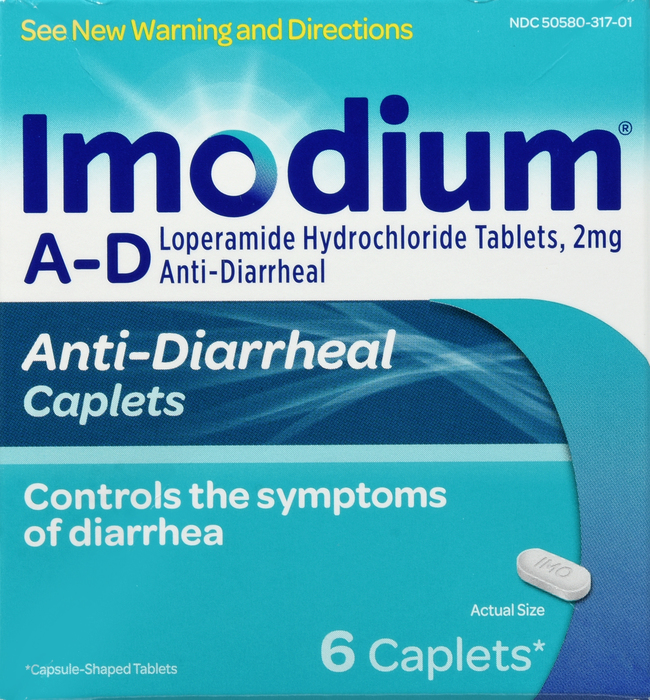 IMODIUM A-D CAPLET 6CT