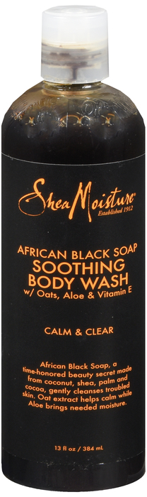 SHEAMOISTURE BODYWASH AFRICAN BLACK 13OZ