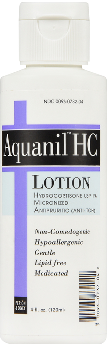 AQUANIL HC LOTION 1% 4OZ