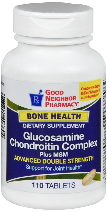 Good Neighbor Pharmacy Glucosamine Chondroitin Advanced Double Strength Tablets 110ct