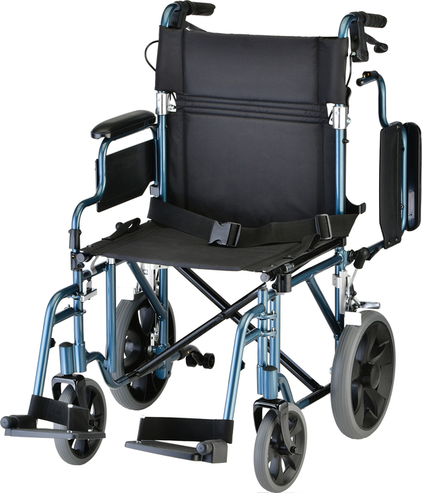 NOVA Transport Chair 19" HBKS FDA Blue 352B