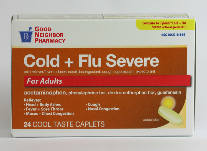 Good Neighbor Pharmacy Severe Cold & Flu Caplets 24ct