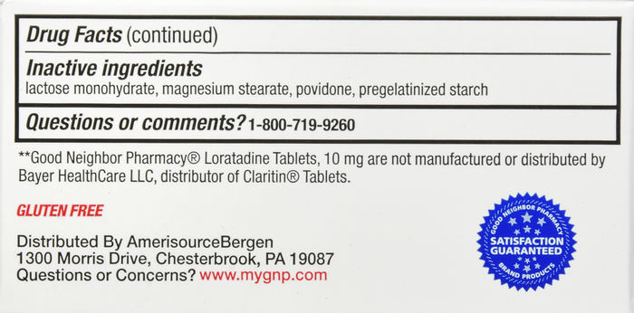 Good Neighbor Pharmacy Allergy 24 Hour 10mg Tablets 90ct