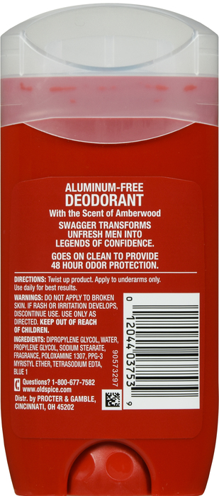 Old Spice Red Zone Swagger Stick Deodorant 3oz