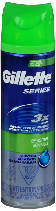 Gillette Series Men Sensitive Skin Shave Gel 7oz