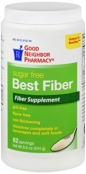 Good Neighbor Pharmacy Best Fiber Sugar Free Fiber Supplement 62 Servings 8.6oz