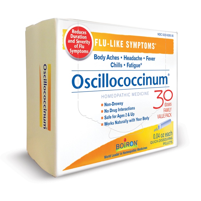 Boiron Oscillococcinum Flu-Like Symptoms Quick Dissolving Pellets 30ct