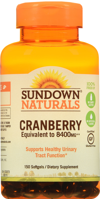 CRANBERRY 8400MG +D3 SFTGL 150CT SUNDWN