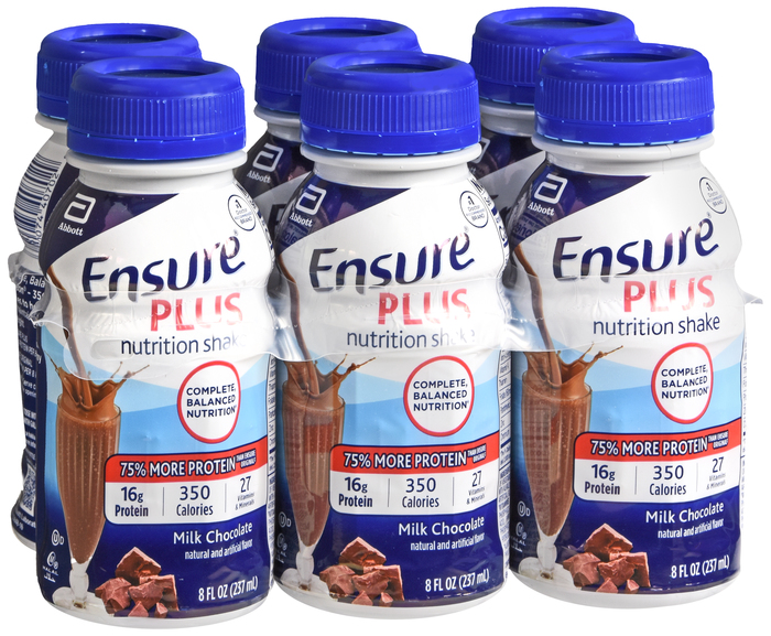 Ensure Plus Nutrition Shake 8oz Chocolate 6ct