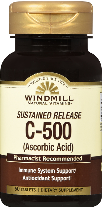 VIT C 500MG SUST RELEASE TAB 60CT WINDML