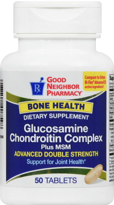 Good Neighbor Pharmacy Glucosamine Chondroitin Advanced Double Strength Tablets 50ct