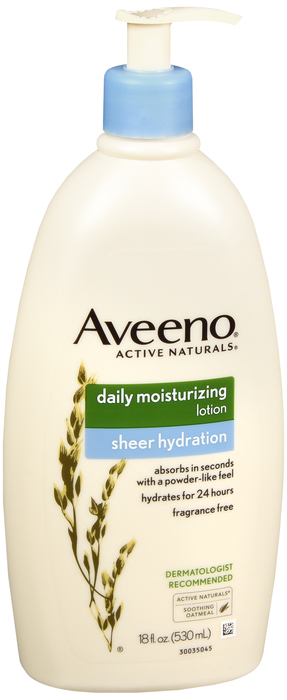 AVEENO LOTION SHEER HYDRATION DAILY MOISTURIZING 18OZ