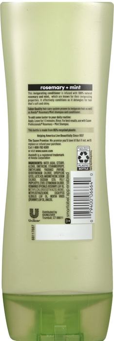 SUAVE CONDITIONER MINT ROSEMARY 12.6OZ