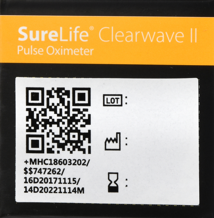 SURELIFE CLEARWAVE II PULSE OXIMETER