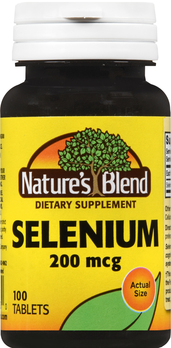 SELENIUM 200MCG TAB 100CT NAT BLEND