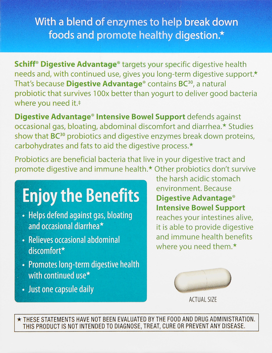 Digestive Advantage IBS Probiotic Capsules 32ct