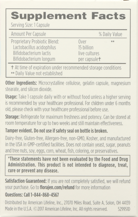 Florajen Digestion Capsules 30ct