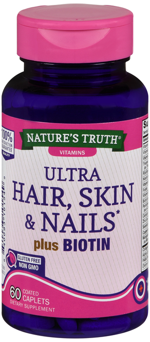 HAIR SKIN & NAILS CPL 60CT NAT TRUTH