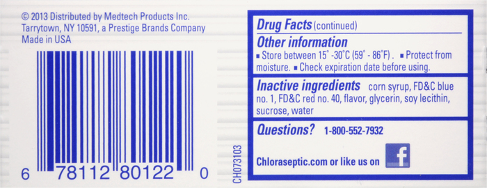 CHLORASEPTIC TOTAL LOZENGE CHERRY 15CT